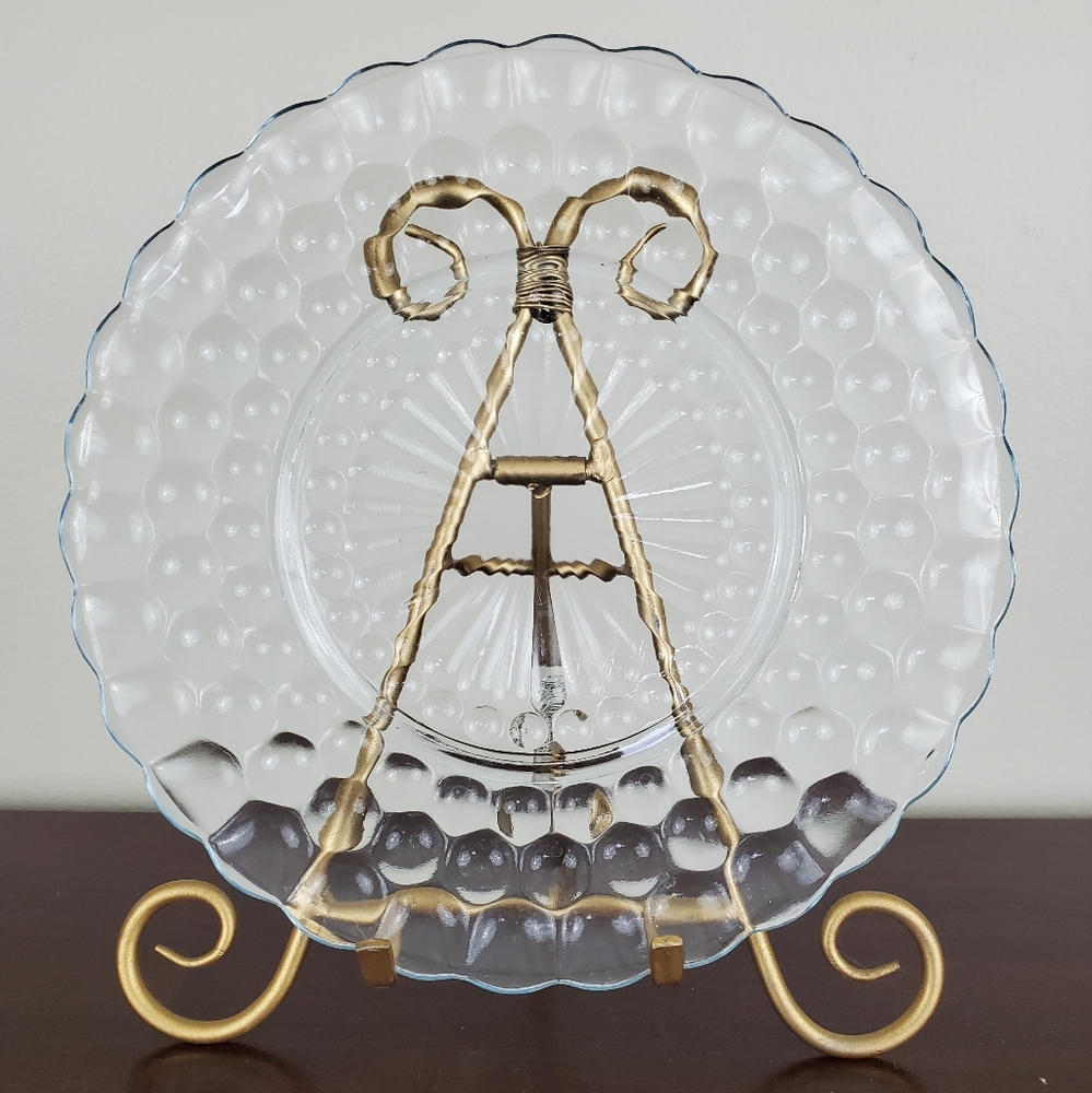 Vintage Anchor Hocking Bubble Dinner Plate - 1940's